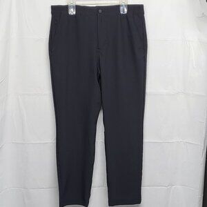 Marc New York Mens Performance Pants 36 X 30 Elastic Waist 4 Way Stretch Black